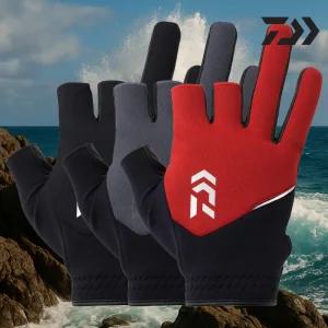 [09피싱]다이와 DG-6225W 방한 라이트 그립 글러브 3컷 낚시장갑 한국다이와정공