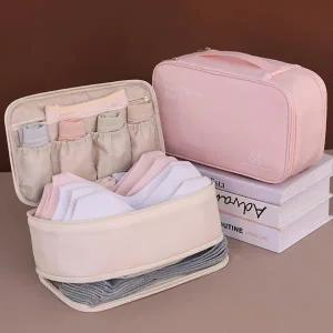 여성 캐리어정리 속옷수납 3단 휴대용 파우치