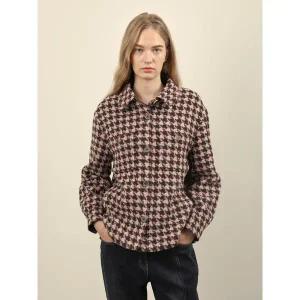 갤러리아 올리비아로렌 체크 아우터형 셔츠 VVBNL4W9271
