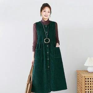 [NS홈쇼핑](7일)코듀로이 포켓 원피스[35461747]