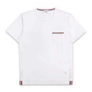 [톰브라운 THOM BROWNE] MJS010A 01454 100 남성 반팔티