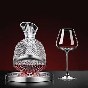 회전형 와인잔세트 고급 취미 무중력 와인 디캔터