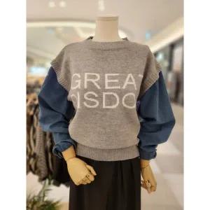 [로프나인](김해점)그레이청니트 M25311071