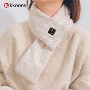 꾼스 전기 충전식 온열목도리 머플러 겨울 커플목도리