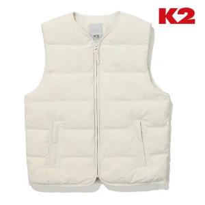 [K2]K2 트리퍼 U넥 다운 베스트 W KWU24682 OM 여성다운조끼