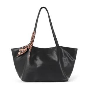 레오파드 스카프 쇼퍼 숄더백  TX3AH002L0)