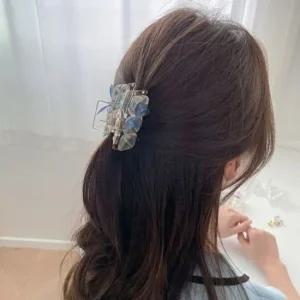 나비 집게핀 오로라 헤어 헤어집게 머리집게 집게핀 헤어집게핀 머리집게핀 나비핀