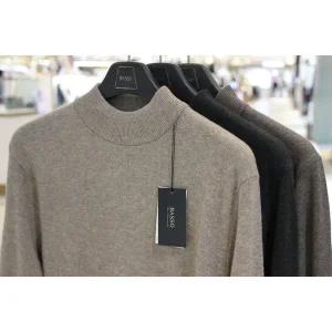 [바쏘](의정부점)25FW 고급 캐시미어 블랜딩 하프 터틀넥 (반목폴라) 니트 3종 [ 베이지,다크그린,모카...