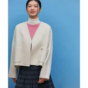 갤러리아 [LAP]24 F/W 브이넥노카라 핸드메이드코트 (AQ4WTA64)