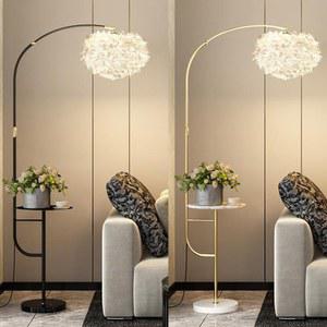 장스탠드 깃털 플로어 스탠딩 무드등 거실 롱스탠드 팬던트조명 조명