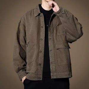 3xl 4xl 5xl 6xl 빅사이즈 패딩 점퍼 자켓 재킷 하이엔드 작업복 데님 봄 가을 남성 트렌디 루즈핏 아메리