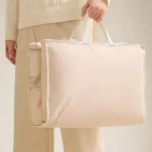 여성 여행용 접이식 수납 파우치 칸막이형