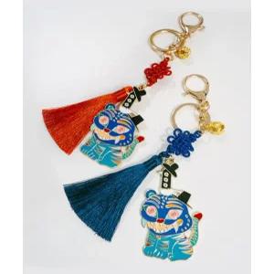 정품오디오 도인온 핸드메이드 호작도 굿즈 전통 호랑이 케데헌 작호도 키링 까치호랑이 국내정품