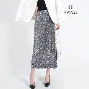 화세  미드나잇샤인스팽글스커트_HB3WSK002C