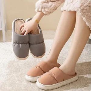 겨울 패딩 털 슬리퍼 방한 실내화 거실화 사무실 층간소음 데일리 신발
