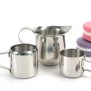 스텐샷잔 스팀피쳐 라떼아트 밀크저그 소스용기 0.24L