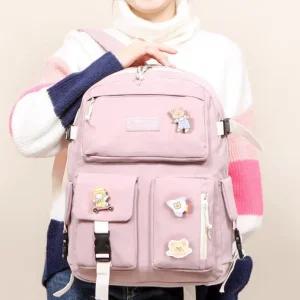 중학생 가방 고등학생 백팩 신학기 책가방 학원 생활방수 캐릭터장식