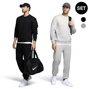 [테슬라][1+1] 남성 플리스 맨투맨 스 팬츠 셋업