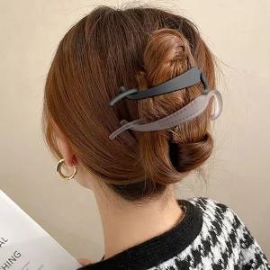 여성 올림머리 헤어 패션 트위스트 바나나 클립핀 빅사이즈집게핀