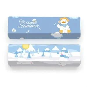 PEVA 방수 벽걸이 에어컨 스판 커버 덮개 보관 가리개 (WFK570N)