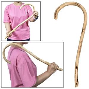 나무 갈고리 지압 봉 스틱 지압기 마사지 등 어깨 지압봉 안마기