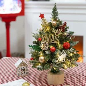 아트박스/플라워트리 크리스마스 미니트리 워머 귀여운펄 사슴 몬타나 45cm