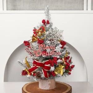 아트박스/플라워트리 크리스마스 미니트리 워머 징글벨레드스노우 45cm