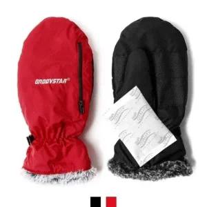 [콩심팥심]방한방수 벙어리 보드 여성장갑