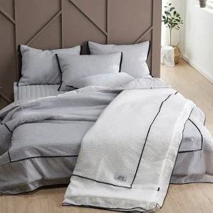 뱀부포라리 스프레드 퀸 세트 화이트