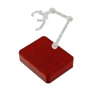 [셀러에이드]꿈그림 수납형 액션베이스(투명빨강)(건담.피규어 등)