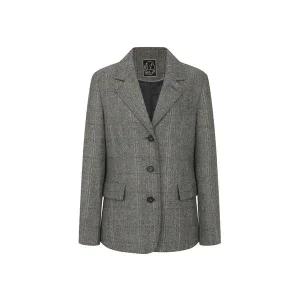 [하프클럽/르샵]쓰리버튼 싱글 체크자켓-LC41JK020