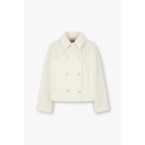 [롯데백화점]지컷 울 블렌드 더블 코트 (7224410701)