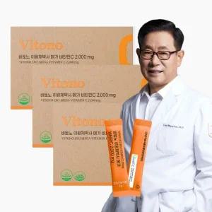 비토노 이왕재 박사 비타민C 2000mg 분말타입 영국산 90포 3개