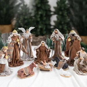 [아트박스]/플라워트리 아기예수 피규어 대형 장식 왕으로오신 35cm (11개입)