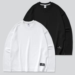 문컬렉션 남녀공용 맨투맨_옆트임 간절기 남성 여성 베이직 상의