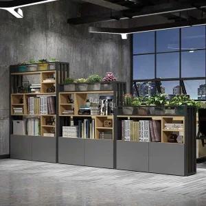 철제 낮은 파티션 사무실파티션 선반 식물 가림막 80x30x92 공간분리