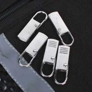고리형 만능 지퍼고리 손잡이 실버 5P 지퍼 수리 지퍼 고리 만능 손잡이