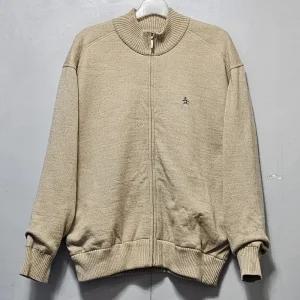 먼싱웨어 누빔안감 집업니트 가디건/ 실측110/싹다구제