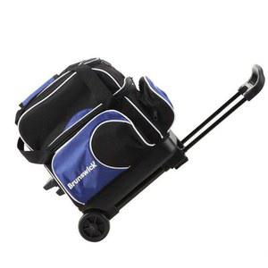 형 볼링가방 볼링공 보관 와인블랙 카트 볼링 검은색 FLBG 16 블랙 롤러백