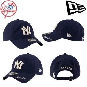 뉴에라 랄프 로렌 네이비 9TWENTY 뉴욕양키즈 캡 야구모자 스냅백 NY 볼캡 빅사이즈