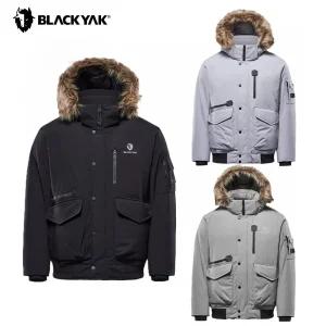 역시즌다운 블랙야크 남성 M히마에코봄버다운 겨울 숏기장 항공점퍼 패딩 1BYPAW3021