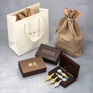 한국기업금거래소 24K 순금 감동돌반지3.75g 우드케이스각인 은돌반지 무료