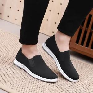 남성 캐주얼 슬립온 운동화 사이드밴딩 편안한 신발 단화 캔버스화 캐주얼