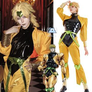 애니메이션 디오 브란도 코스프레 의상 JOJO DIO 코스프레 복장 할로윈 파티를위한 기