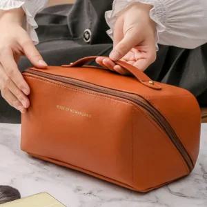 여행소품추천 정리파우치 화장품가방 가죽 화장품파우치 여행용