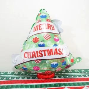 고품질 크리스마스 대형 은박 풍선 큐티쉐잎 트리나무 꾸미기 단체 (WCF27EA)