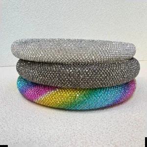 큐빅머리띠 블링블링 크리스탈 큐빅 헤어밴드 3컬러 반짝이 펄