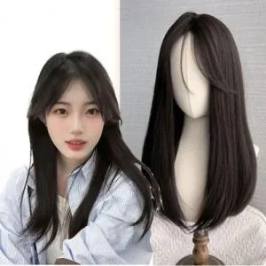 여자 여성통가발 가발 헤어 정수리 인모 1P (48DXc)