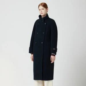 [롯데백화점]씨씨콜렉트 알파카 블렌드 하이넥 더블 롱 코트 C254MSG178