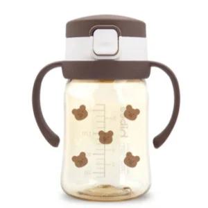 하이비 아기 빨대컵 물병 볼빵곰 초코브라운 170ml BNS
